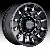 Black Rhino Mission Matte Black Machined GTCC Custom Truck Wheels